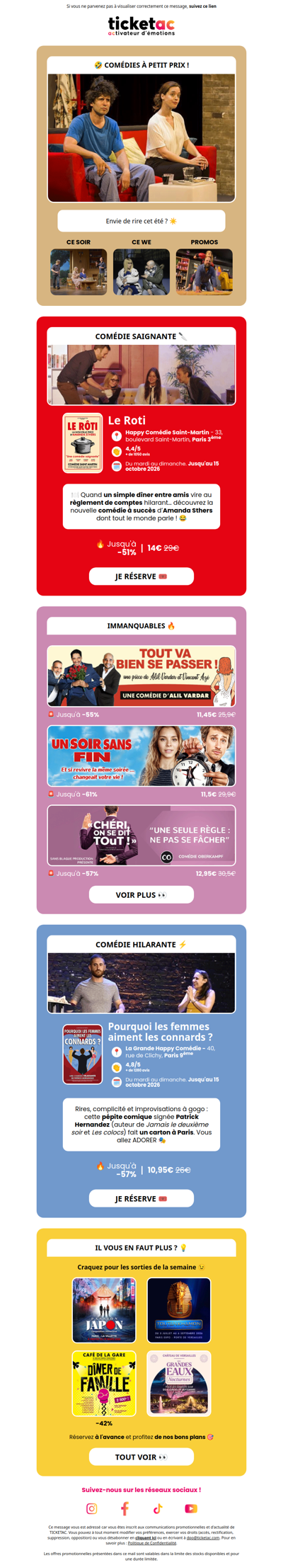 🤣 Comédies à petits prix !