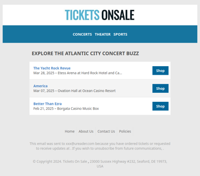 ICYMI 👀 These Atlantic City Concerts Were Announced This Week 🎸🎤