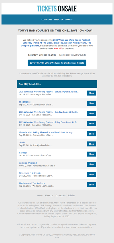 Take 10% Off Tickets for Bad Religion at Las Vegas Festival Grounds on October 18