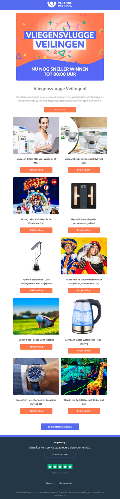 Gas erop! Tijd voor Vliegensvlugge Veilingen⚡