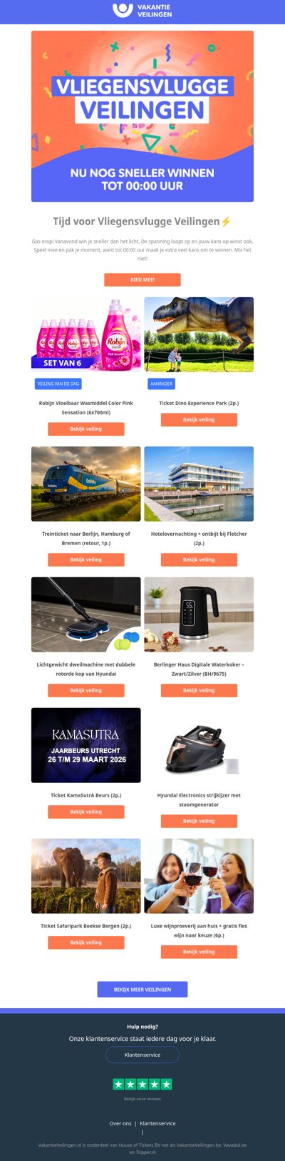 Deze veilingen win je sneller dan het licht⚡