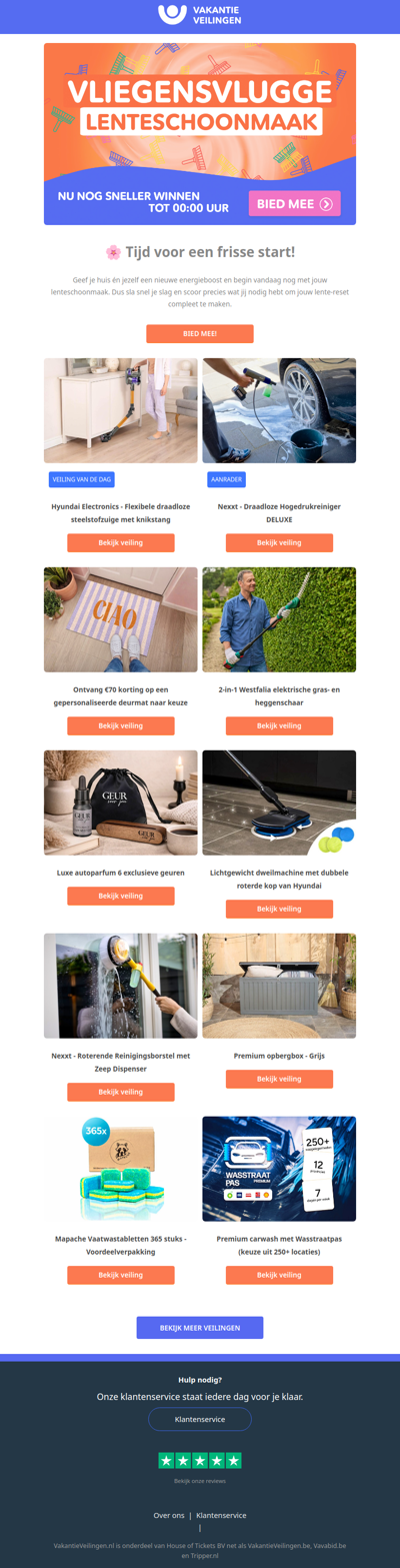 Alles voor de lenteschoonmaak, éxtra snel 🧼