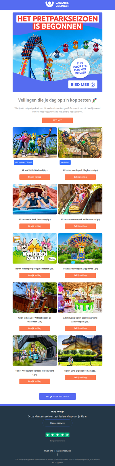 Ga eropuit! Het pretpark-seizoen is geopend😎