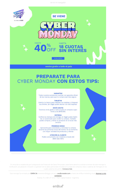 🛒 ¡Ya llegan las ofertas del Cyber Monday! Te pasamos unos tips  💙