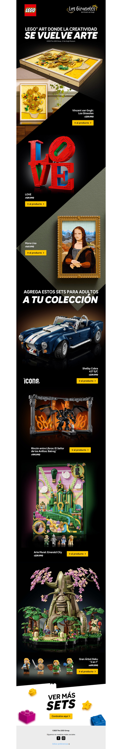 Agrega estos sets LEGO a tu colección 🧱🌈