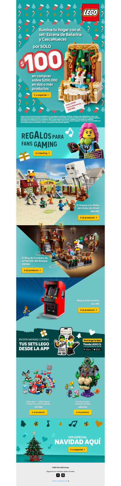 Construye la magia de esta Navidad 🎅