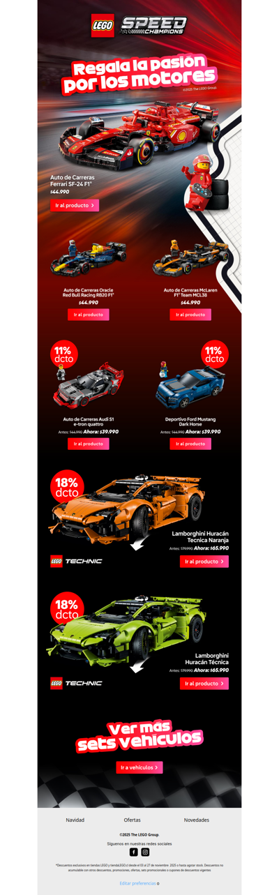 Acelera esta Navidad con estos sets 🎄