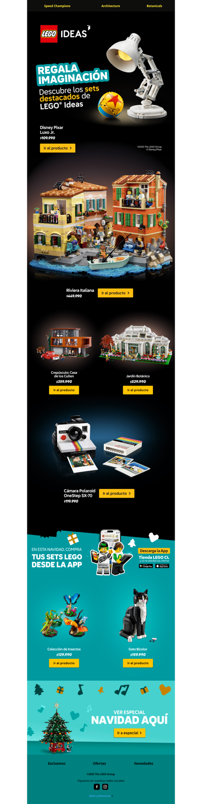 Sorprende esta navidad con los sets de LEGO® Ideas🎄✨