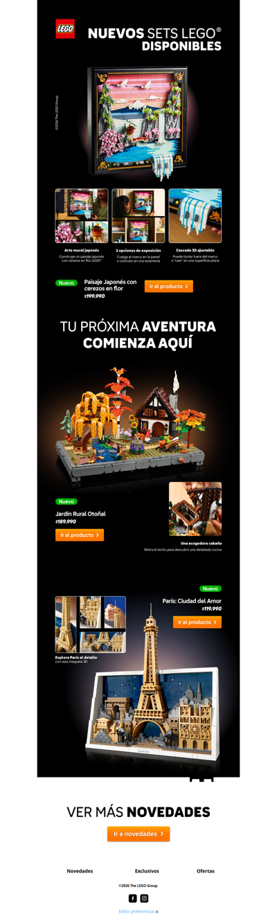 Nuevos sets LEGO® disponibles 🎉