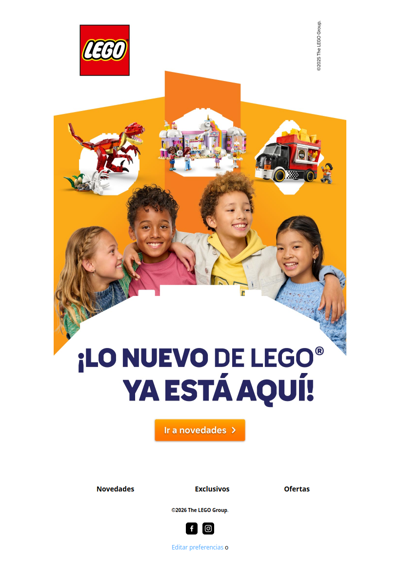 Descubre lo nuevo de LEGO® 2026 ⭐