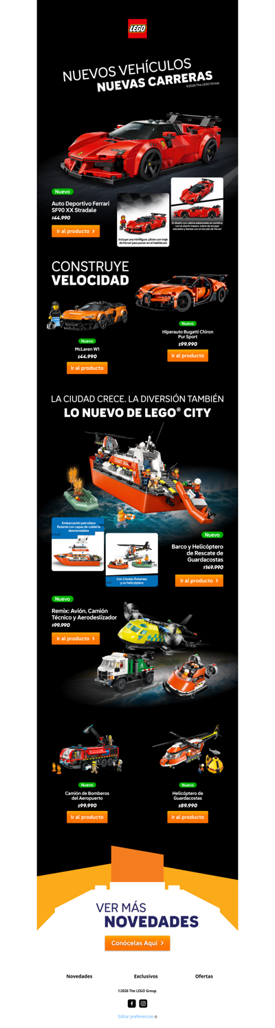 Nuevos autos para construir, nuevas aventuras por vivir 🚥