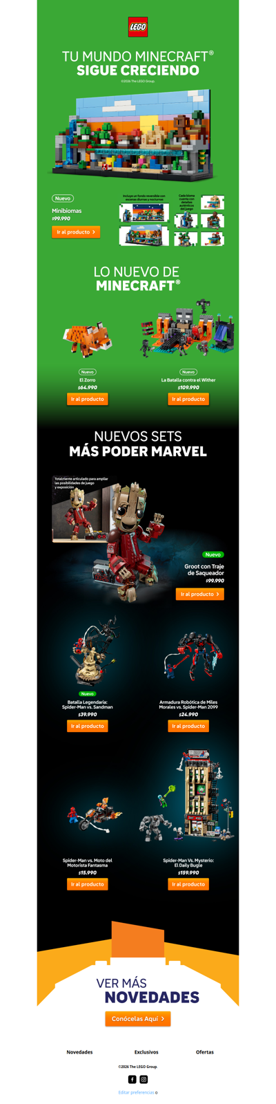 La diversión empieza con los nuevos sets 🎮🎬