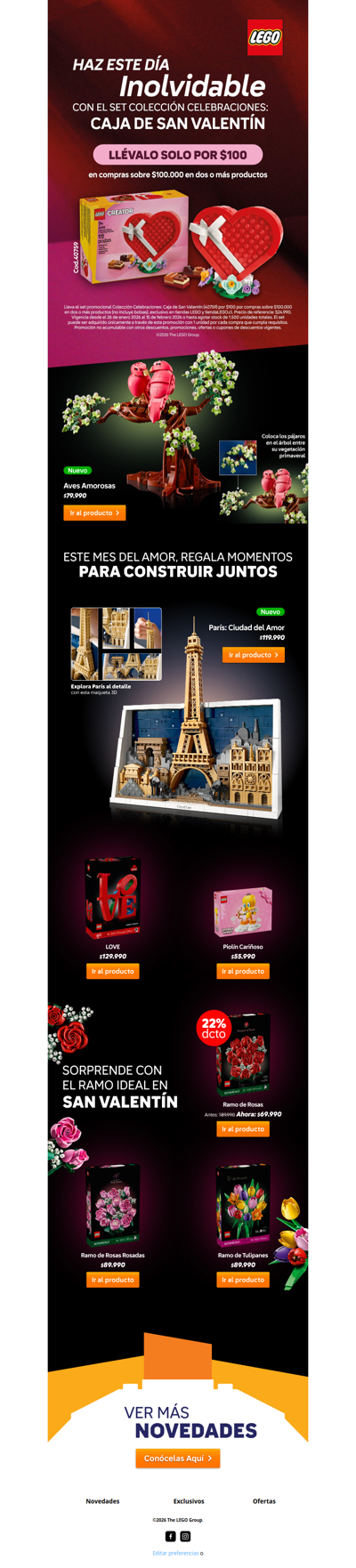 Este Mes del Amor, regala momentos para construir juntos ❤️