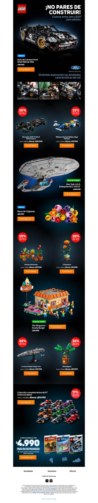 LEGO para los más grandes