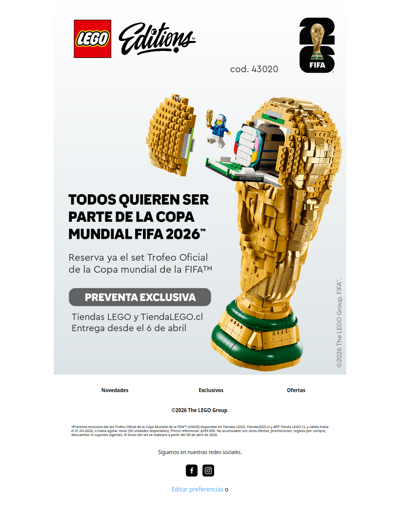 Nueva preventa Trofeo Oficial de la Copa Mundial de la FIFA 😱