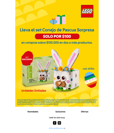 Solo por $100 Conejo de Pascua Sorpresa* 🐰