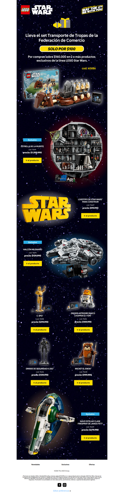 Solo por $100 Trasporte de Tropas de la Federación de Comercio* 🌌