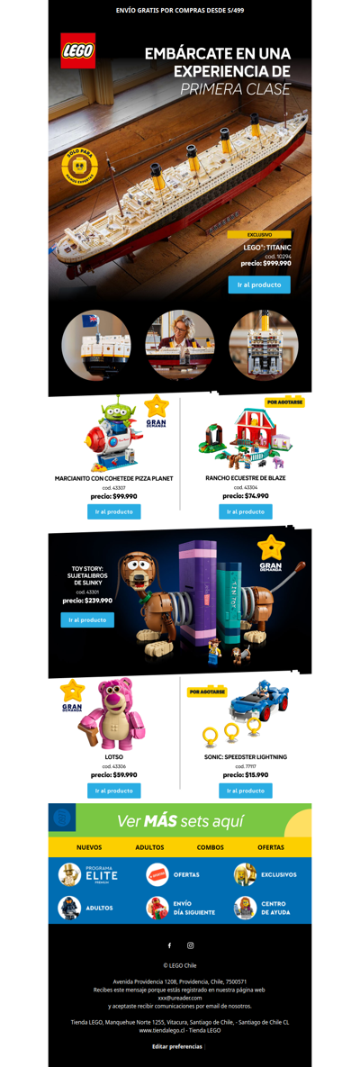Exclusivos LEGO® que no querrás perderte ⭐