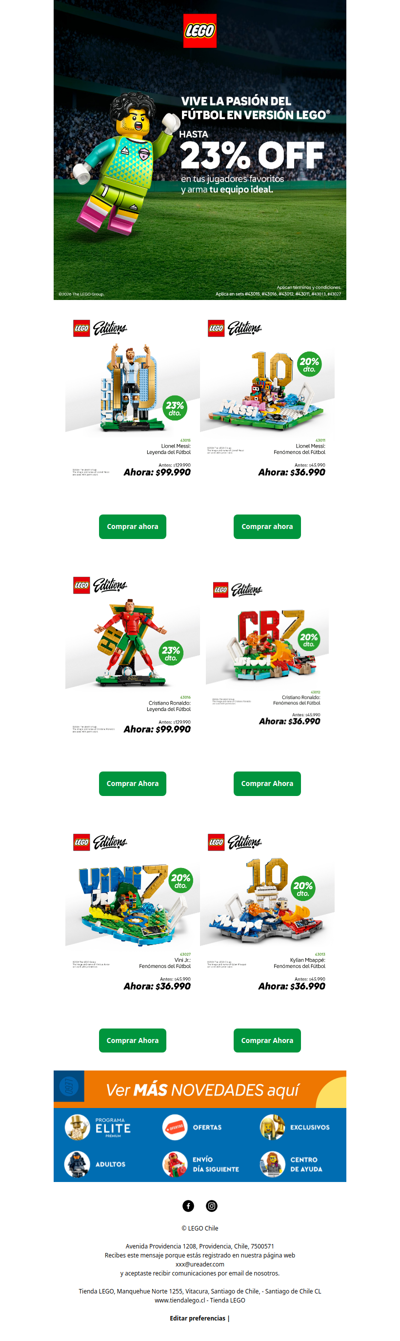 🧱 Tus LEGO® Editions favoritos, con descuentos especiales ⭐