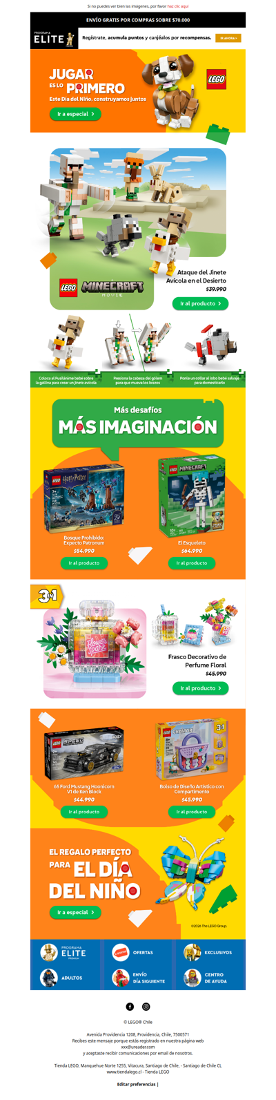 🎁 El mejor regalo para este Día del Niño está en LEGO®