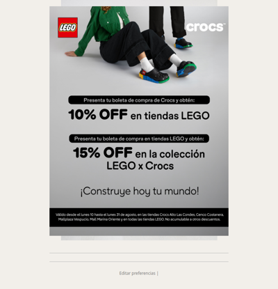 LEGO + Crocs: tenemos algo para ti 📢