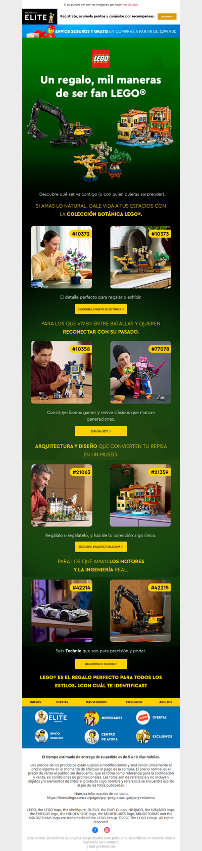 🎁 Un regalo, mil maneras de ser fan LEGO®