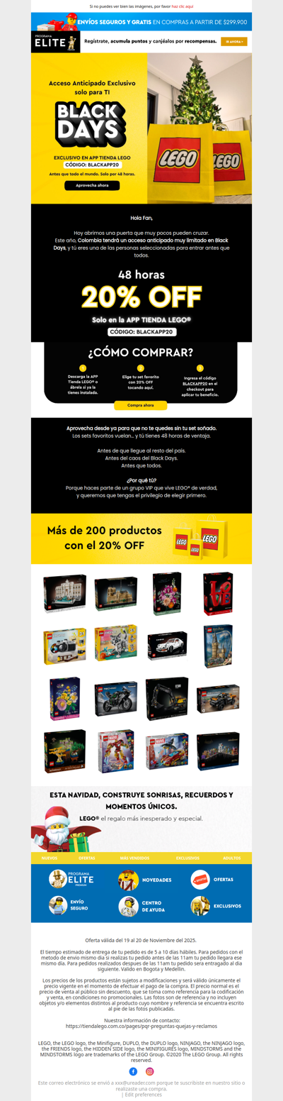 Acceso anticipado en la APP: 20% OFF por 48 horas ✨