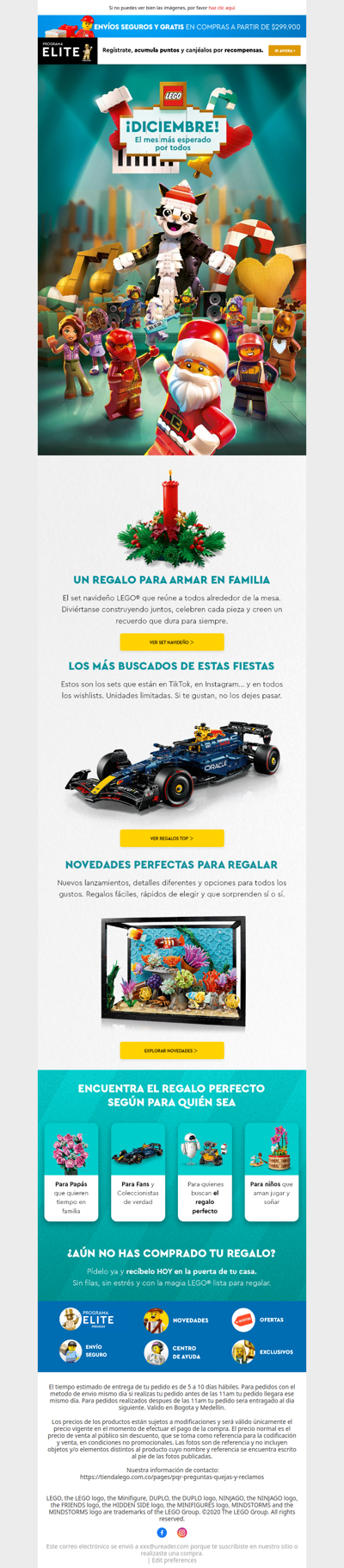 🎅 ¡La Navidad llegó a LEGO®!