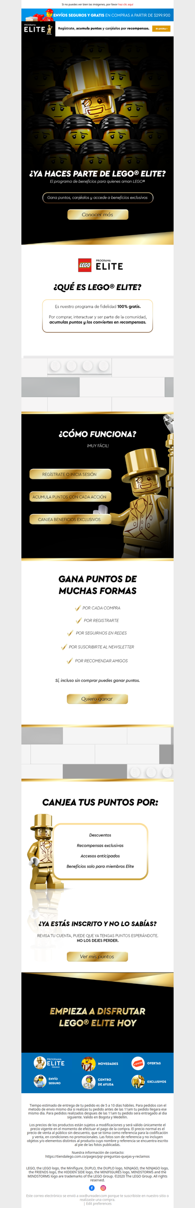 👀 Puede que ya seas LEGO® Elite y no lo sepas