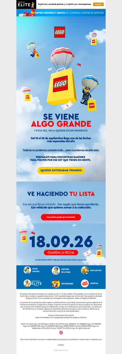 Se viene algo grande en LEGO® Store 🧱