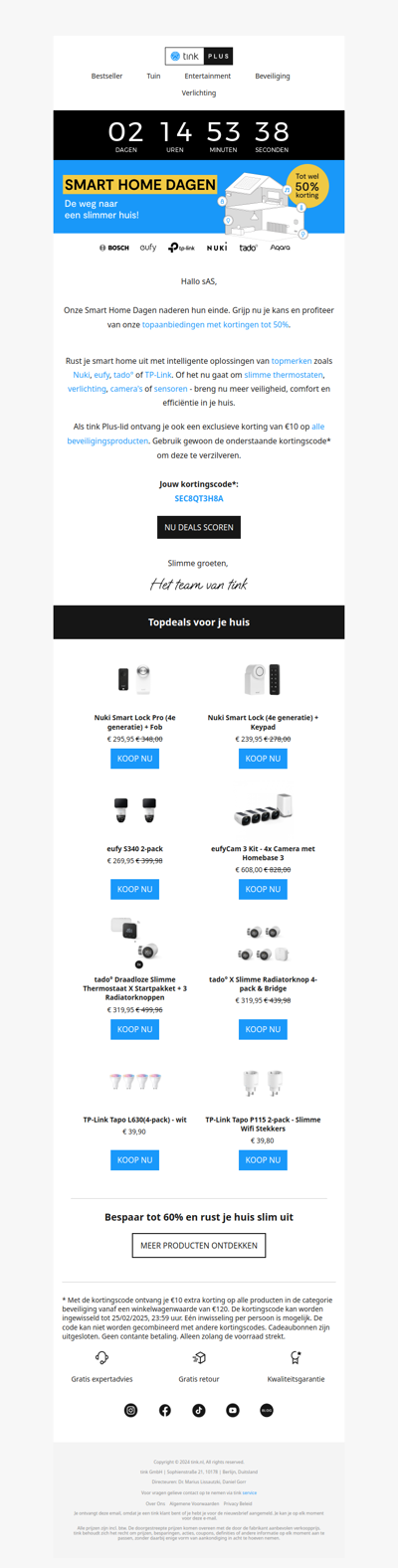 ⌛ Laatste kans: bespaar tot 50%