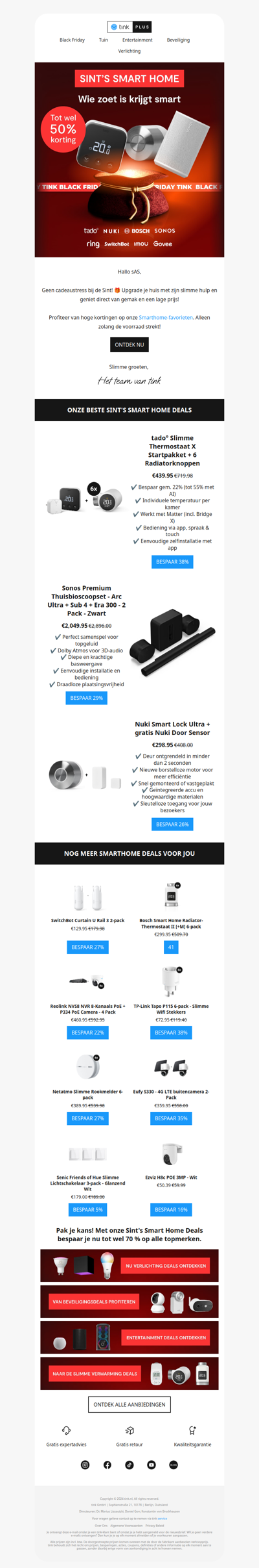 🔥Sint's Smart Home: Slimme deals voor maximaal gemak in je huis