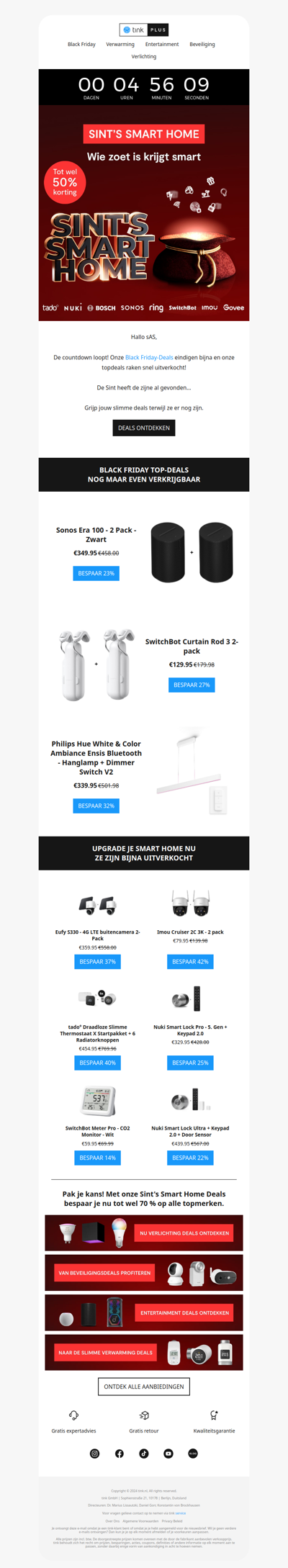 Laatste kans: onze Black Friday-deals zijn bijna voorbij! ⏰