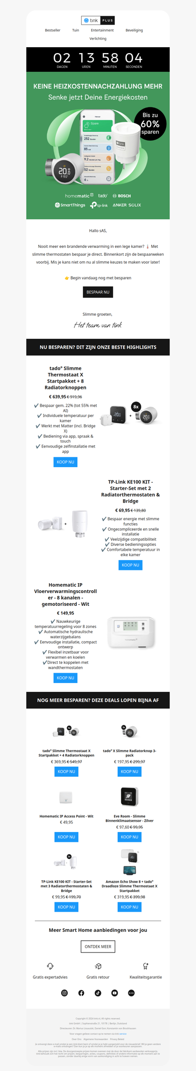 Bespaar direct op je energie voor de actie stopt ⚡️