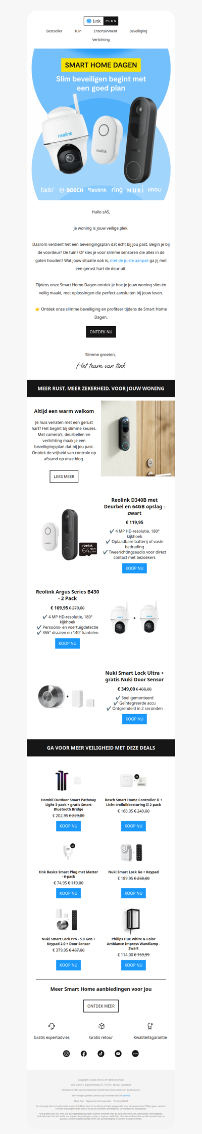 Zo ga jij met een gerust hart de deur uit 😊