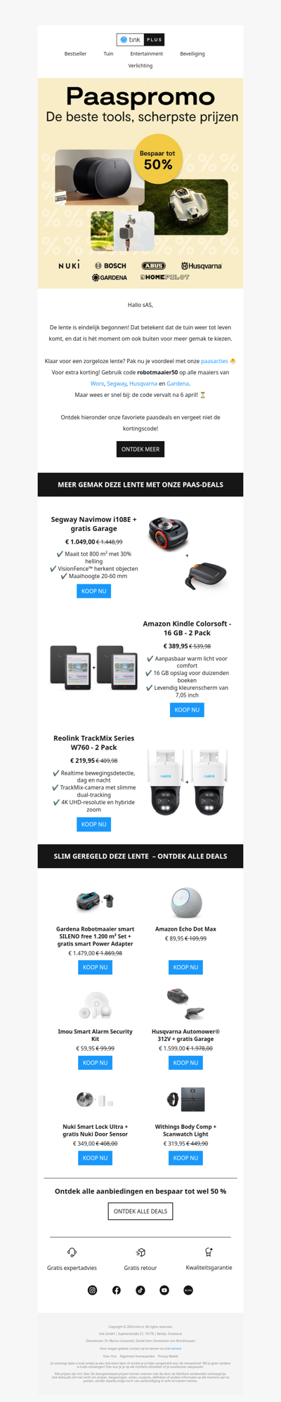 🐣 Maak je huis klaar voor Pasen – ontdek alle deals!