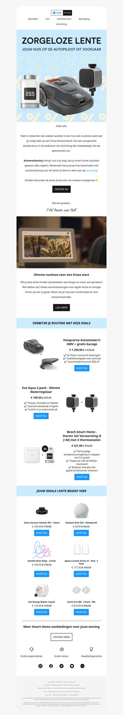 Een frisse start: Laat je huis het werk doen deze lente ☀️