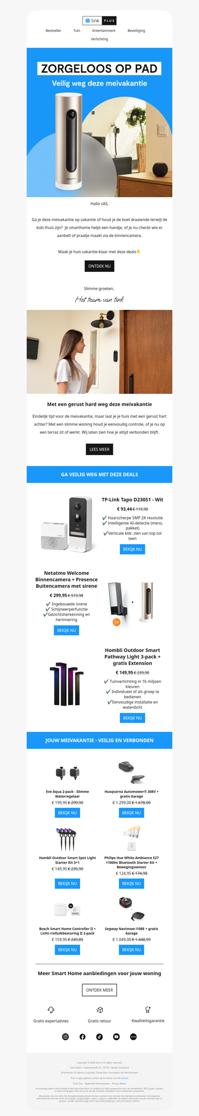 Meivakantie-plannen? Laat je huis op zichzelf passen 🏠