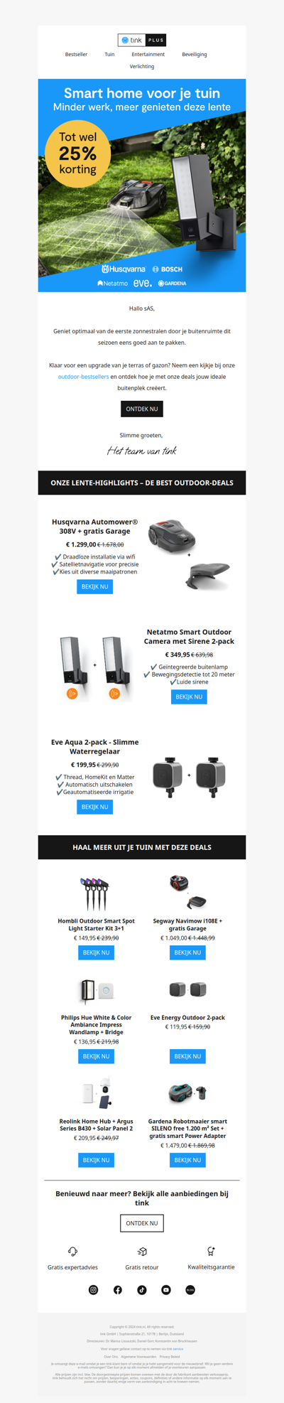 🌿 Tijd voor de tuin! Maak je buitenplek compleet met onze outdoor-bestsellers