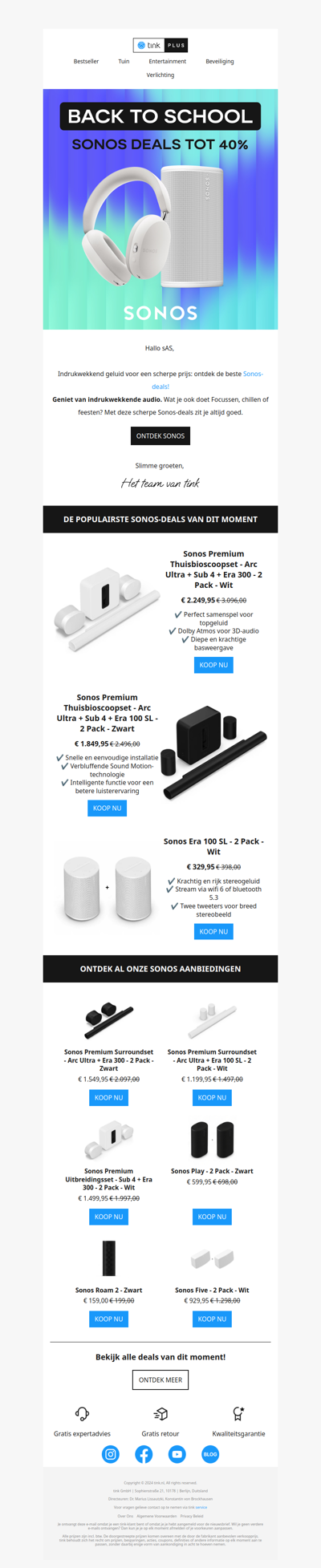 Geweldig Sonos-geluid, nu voor een scherpe prijs 🎧