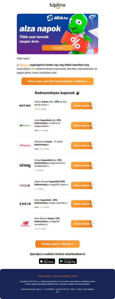 💣 Mennyit tud még ma megspórolni?