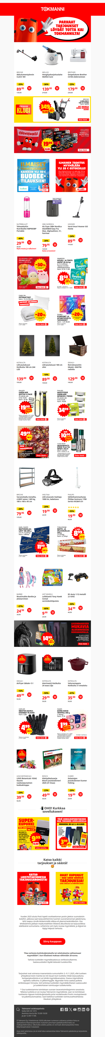 👋🏼 Upeita tarjouksia ja lahjavinkkejä isänpäivään!