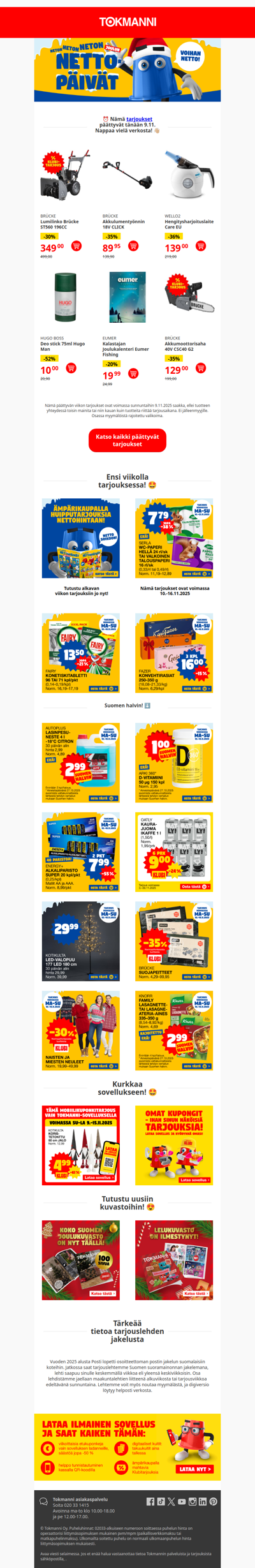 Katso ensi viikon tarjoukset jo nyt! 🟡