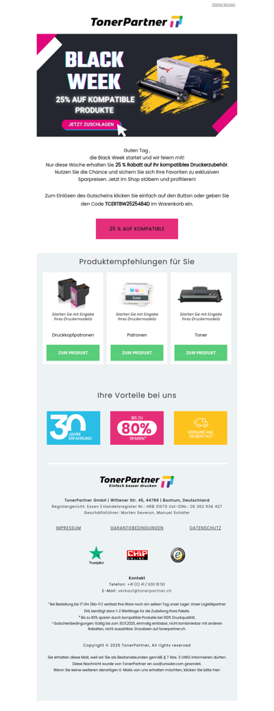 🔥 25 % Black-Week-Rabatt für Sie!