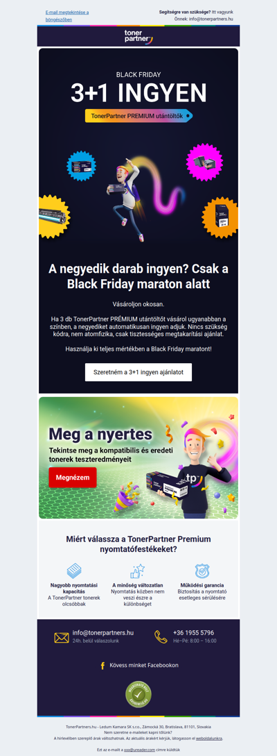 BLACK FRIDAY 🧨 3-at fizet, 1-et kap ingyen