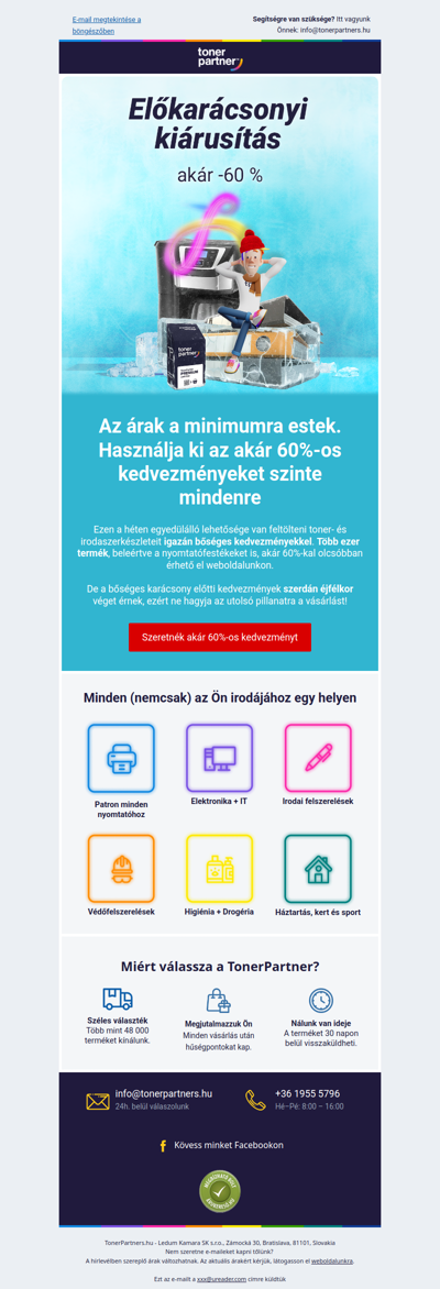 Befagyasztottuk az árakat🌡️❄️ Akár -60 % utoljára az évben