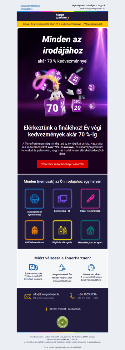 Az év végi kiárusítás tetőzik 💥