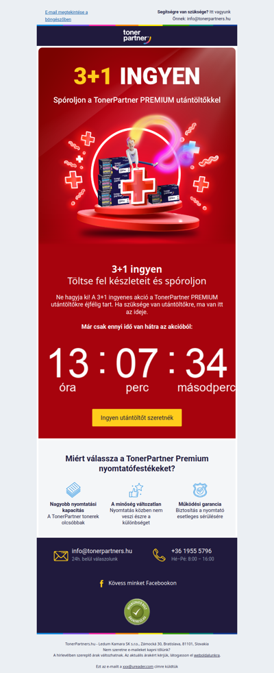 Már csak ma 🆘 3+1 INGYEN