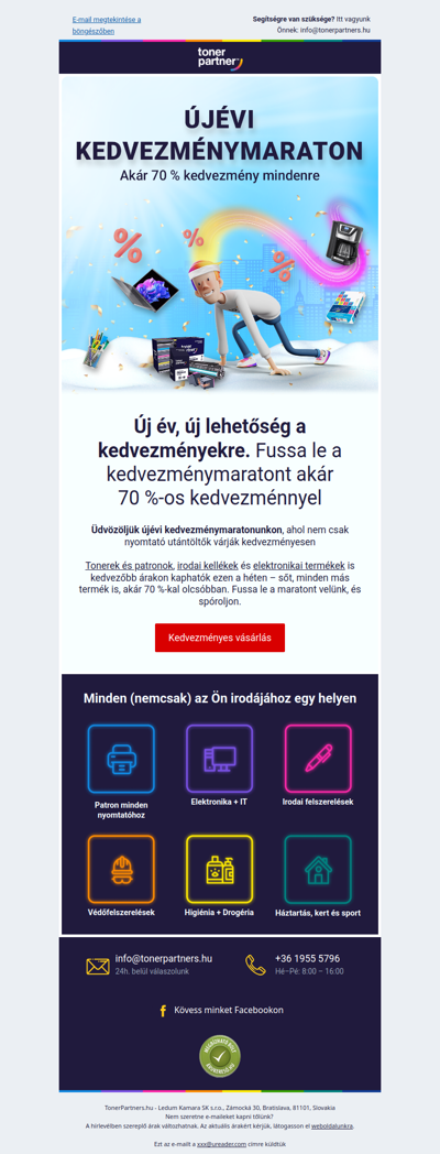 Csatlakozzon hozzánk! 🥇 Az újévi kedvezménymaraton elkezdődött