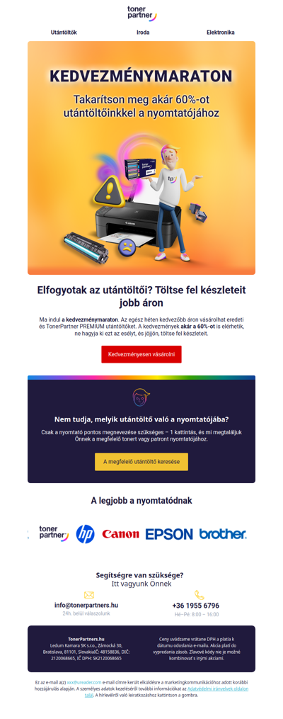 🚨 az utántöltőink ismét olcsóbbak